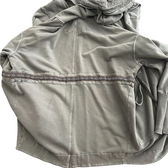 FREE PEOPLE Studio City Army Green Open Cardigan Jacket - Picture 6 of 10